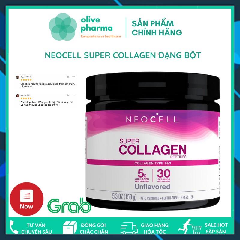 NEOCELL SUPER COLLAGEN dạng bột Type 1 & 3 Mẫu Mới Mỹ chuẩn USA - Đẹp Da Căng Bóng Mịn