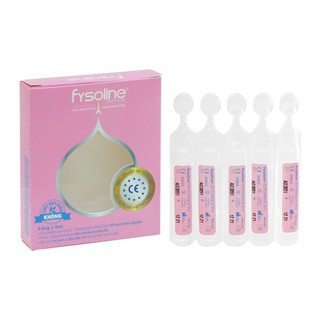 Fysoline - Nước muối sinh lý Pháp - Vệ sinh mắt, mũi, miệng cho bé (hộp 5 ống)