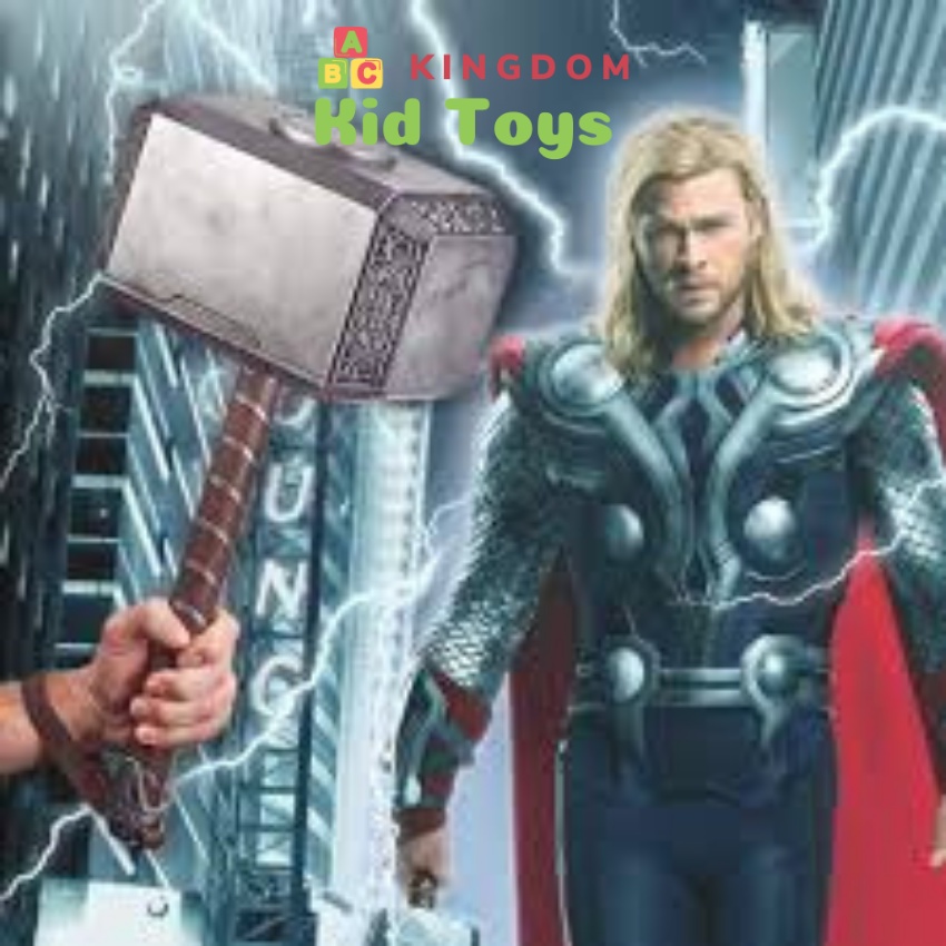 Mô hình Đồ chơi búa thần sấm Thor đồ chơi nhập vai siêu anh hùng cho bé - LANA QUEEN