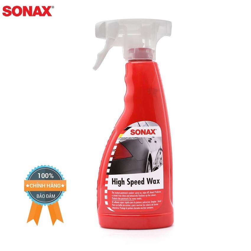 Tẩy bụi công nghiệp Sonax Fallout cleaner 500ml Loại bỏ làm sạch bụi công nghiệp, vết rỉ nhỏ, nhựa cây bám bề mặt sơn.