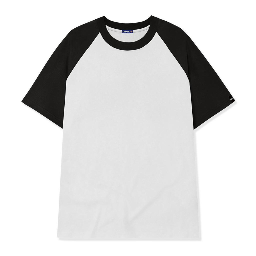 Áo thun TRƠN RAGLAN D’baku unisex, cotton 100% 2 chiều 240gsm