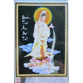 Tranh đính đá Phật quan âm LG1542