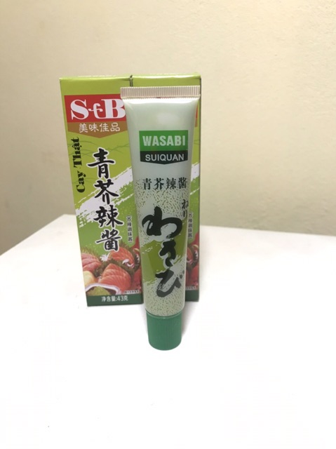 Mù tạt Wasabi nhập khẩu SB 43g - siêu cay - ăn sộc cực đã - Mù tạt TP 43g