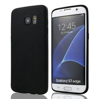 Ốp lưng Galaxy S7 Edge Case màu siêu bền - (Đen)