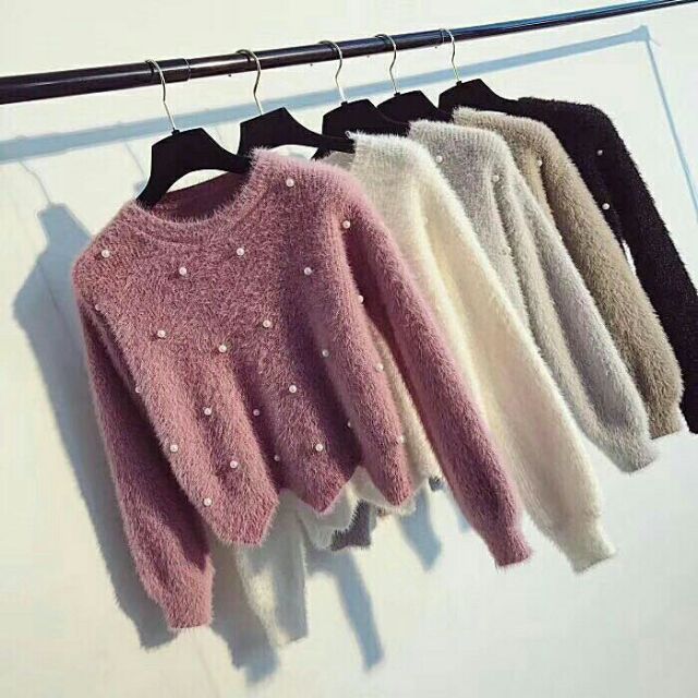 GÍA RẺ SỐ 1 ⚡️FLASH SALE⚡️Áo len lông cừu siêu xinh kèm ảnh thật chuẩn ảnh