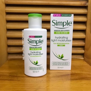 Kem Dưỡng Da Simple Kind To Skin Hydrating Light Moisturiser