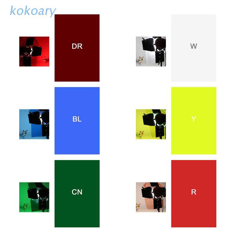 KOK Filter Paper Photo Gels Color Stage Lighting Redhead Red Head Light Strobe Flashlight Studio Wooden