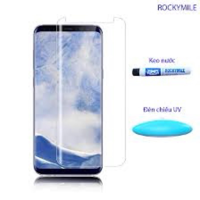 kính cường lực sam sung S8, S7 edge full keo Tia UV cao cấp