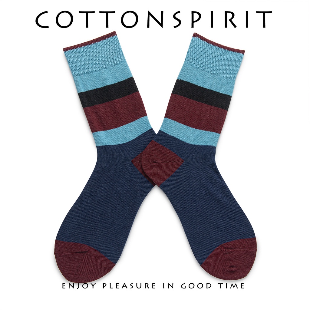 Vớ cổ cao Retro Cá tính Tất cổ cao Nam nữ Unisex Cotton Cao cấp Phong cách Cổ điển Nhật Bản