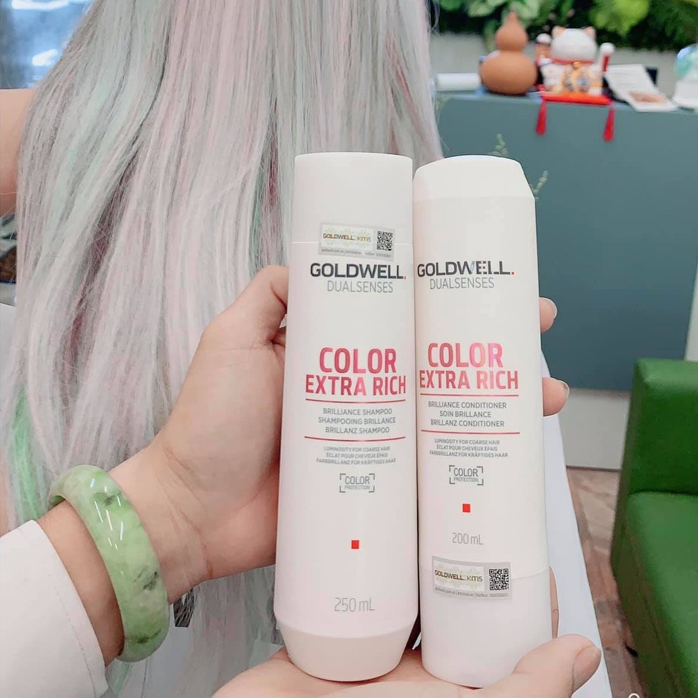 🇩🇪Goldwell🇩🇪Dầu gội xả dưỡng tóc nhuộm Goldwell Color Extra Rich 250ml/200ml