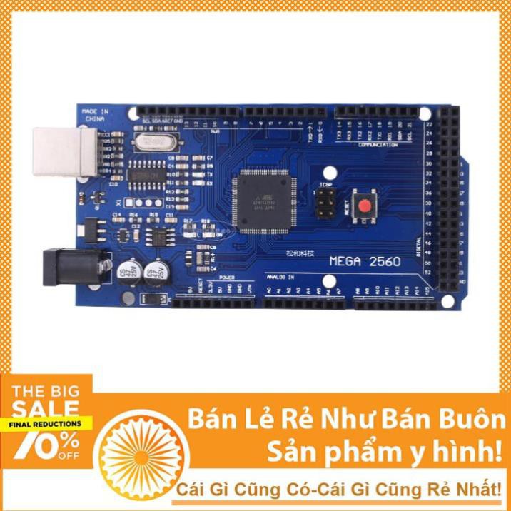 Board Mạch Arduino Mega 2560 CH340 - Tặng Kèm Cáp Nạp Code - NTHN