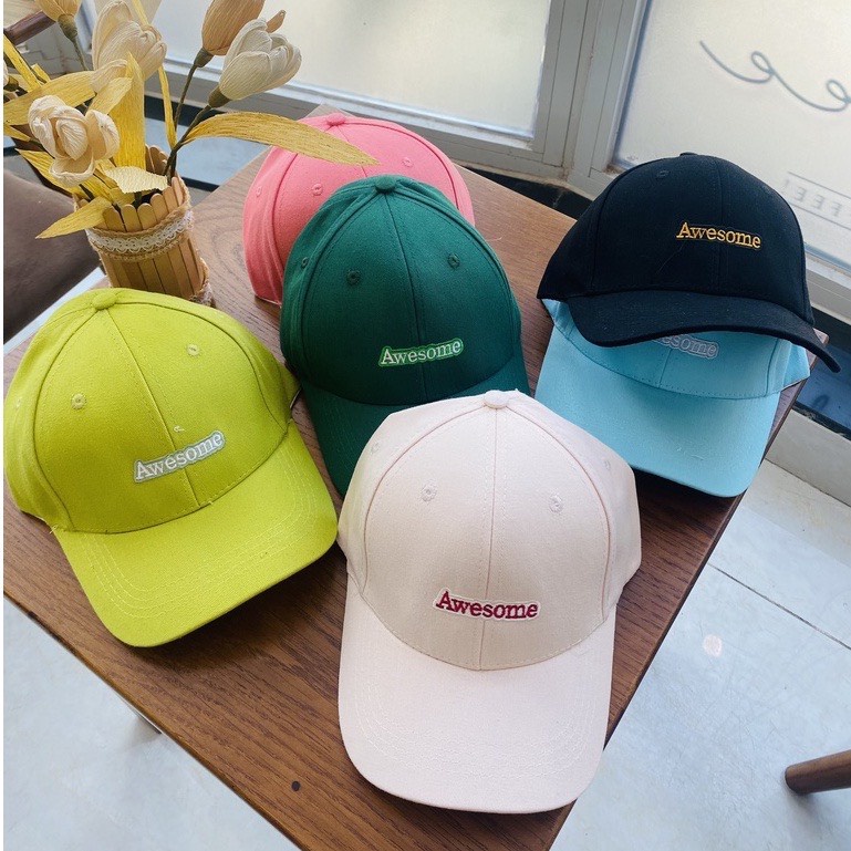 Nón thời trang lưỡi trai Unisex Nam nữ nhiều màu 421 Kiểu dáng hot trend sành điệu