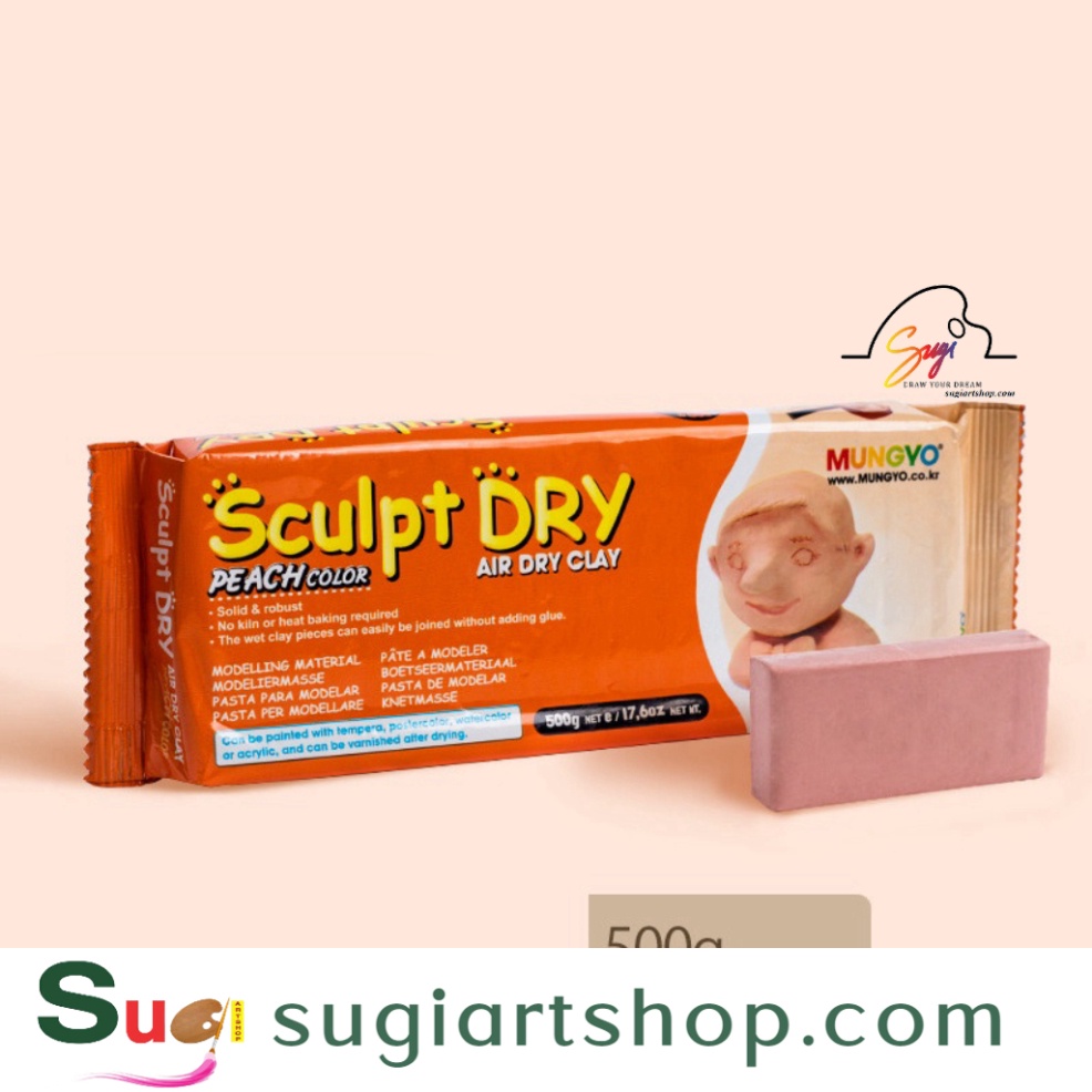 Đất sét tự Khô Mungyo 500gam, Mungyo Air Dry Clay 500gam
