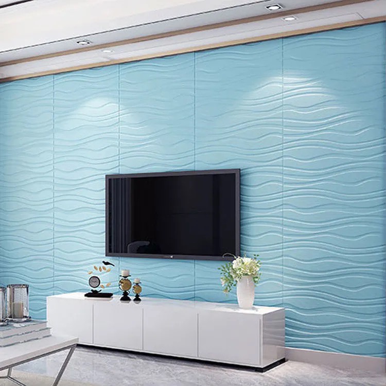 Miếng dán tường xốp 35x35cm chống thấm nước có keo dính chắc dùng trang trí phòng ngủ | BigBuy360 - bigbuy360.vn