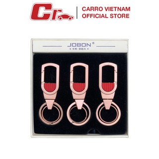 Móc khoá Ô tô Xe máy Jobon ZB-8721, Móc khoá xe hơi cao cấp có chốt móc đĩa quần