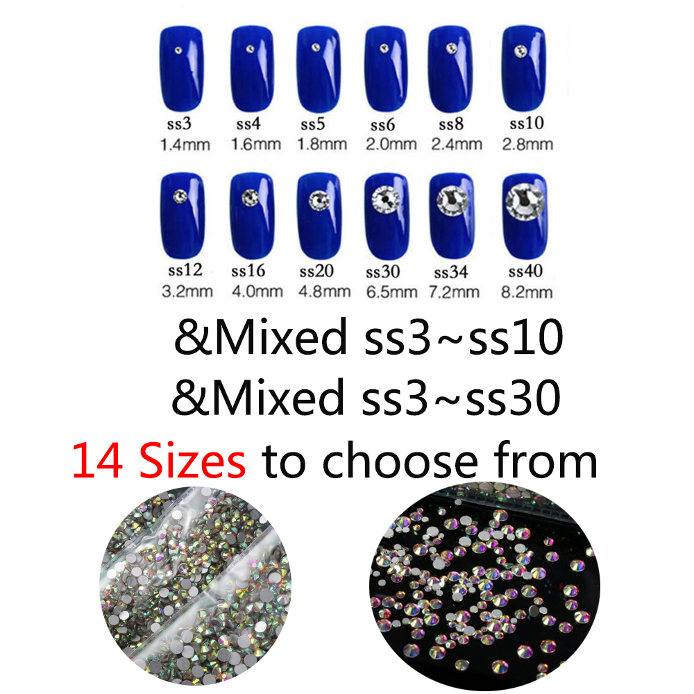 Phụ Kiện Trang Trí Móng Tay 3D Lấp Lánh Xinh Xắn