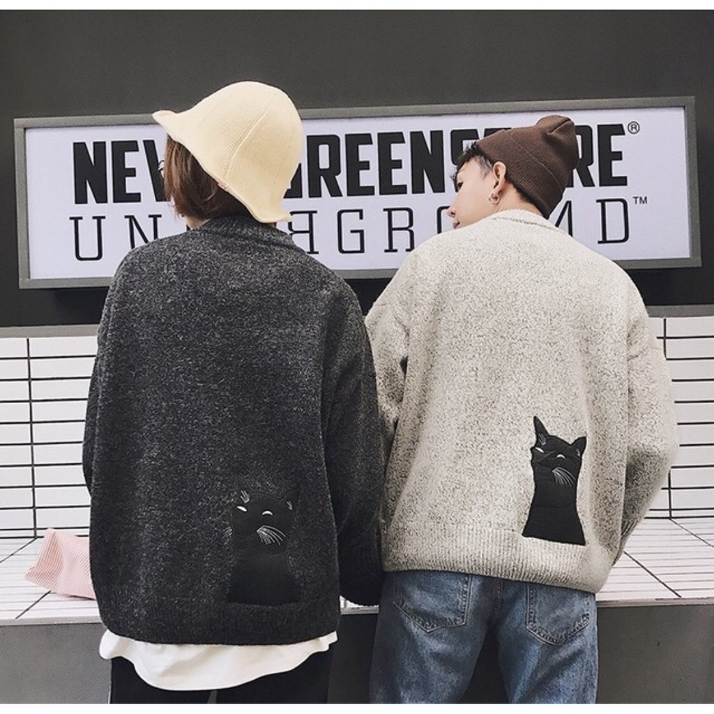 [Có Sẵn] Áo Len Đôi Hình Xương Cá áo len couple | BigBuy360 - bigbuy360.vn