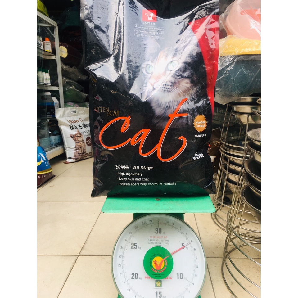 Thức ăn cho mèo Hạt Catseye Hàn Quốc / Cat eye / Cat eyes / Cat's eye Kitten & Cat túi 5kg