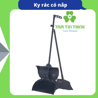 Bộ chổi và ky hót rác có nắp tiện dụng vệ sinh mọi khu vực trong nhà