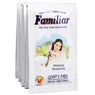 Sữa tắm trắng da Familiar Tinh chất sữa dê gói 5,5ml (12 gói)