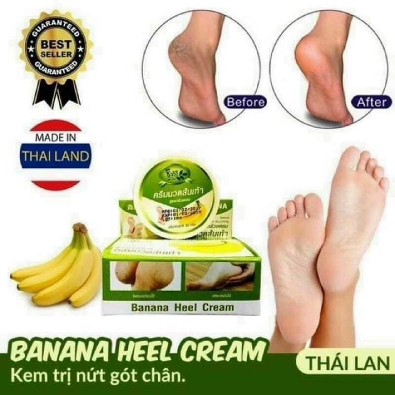 Kem Giảm nứt gót chân Banana Heel Cream 30g Thái Lan