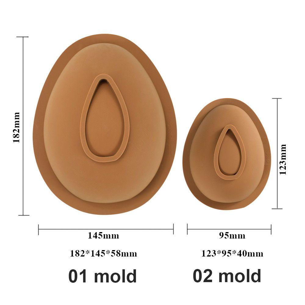 LET Khuôn Silicone Làm Bánh Hình Bán Nguyệt Cỡ Lớn