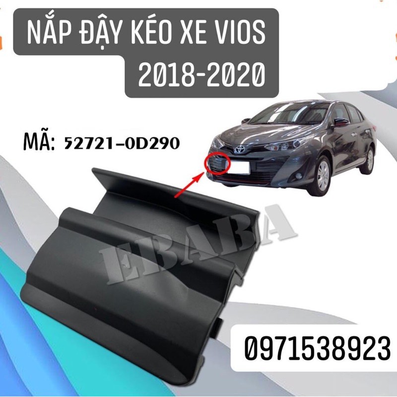 Năp chụp lổ kéo xe hay còn gọi nắp đậy lỗ kéo xe toyota vios 2018-2020 mã sp 527210d290 xịn chinh hãng toyota