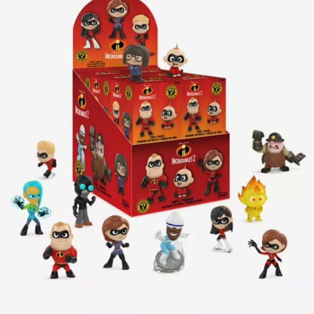 Set 12 hộp funko mini incredible gia đình siêu nhân 2