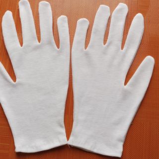 Sỉ 10 đôi gang tay DUYỆT BINH thun trắng