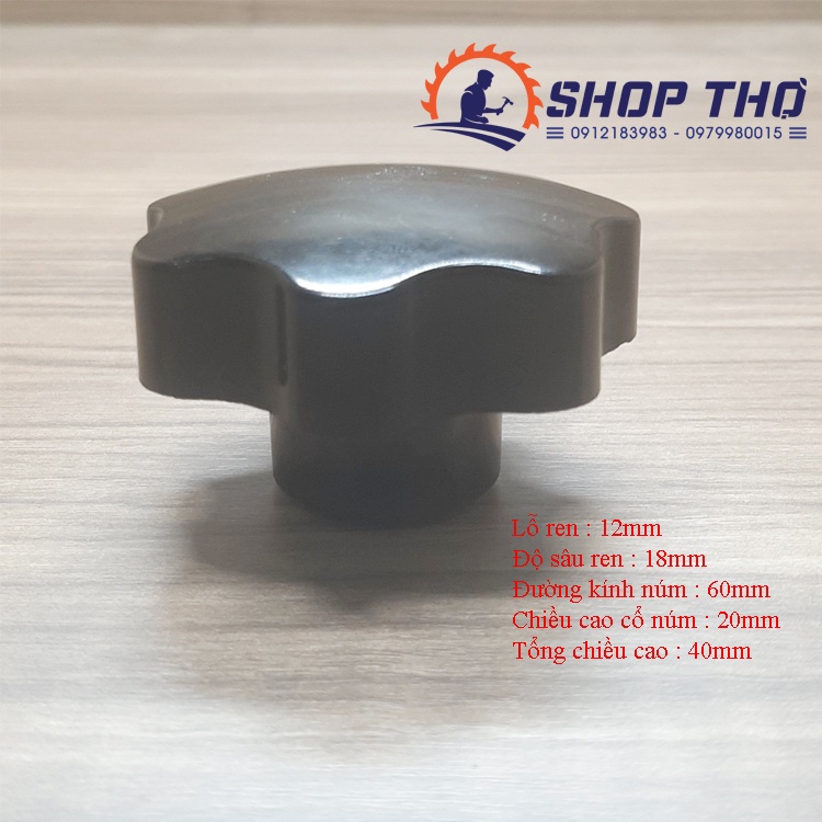 Núm vặn ren âm M10  và M12