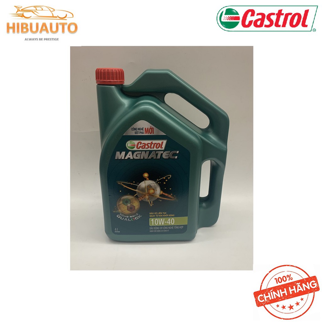 Dầu Tổng Hợp Bán Phần CASTROL MAGNATEC 10W40 API SN 4 LÍT