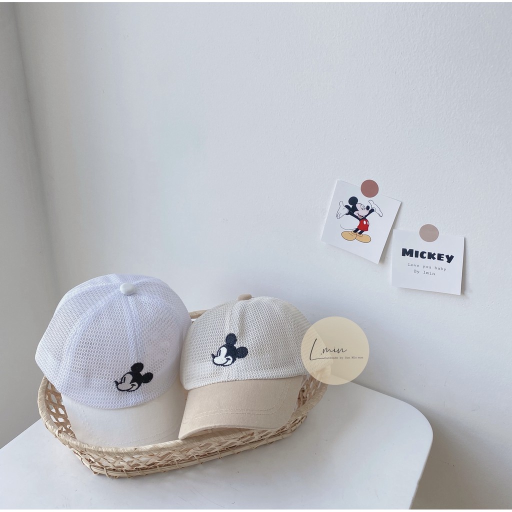 Nón mickey begie by lmin