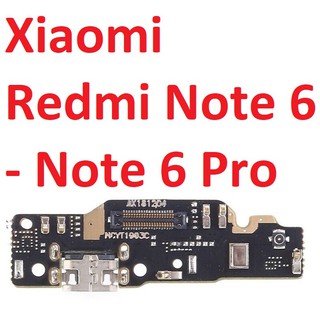 ✳️ Cụm Chân Sạc Xiaomi Redmi Note 6-Note 6 Pro Charger Port USB, Bo Main Sạc