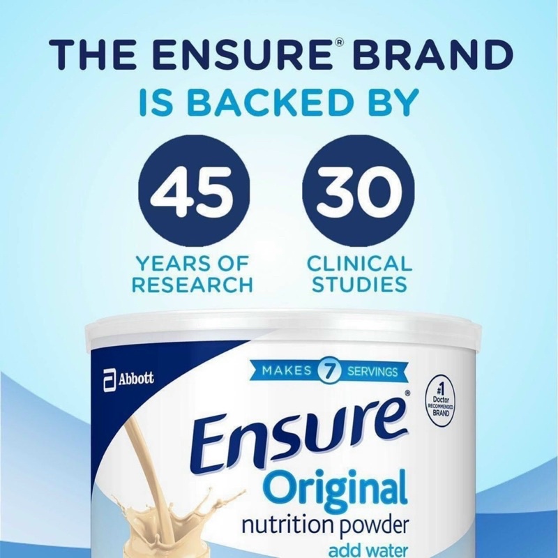 [Date 2023] Sữa Bột Ensure Original Nutrition Powder 397g nội địa Mỹ [Mẫu mới]