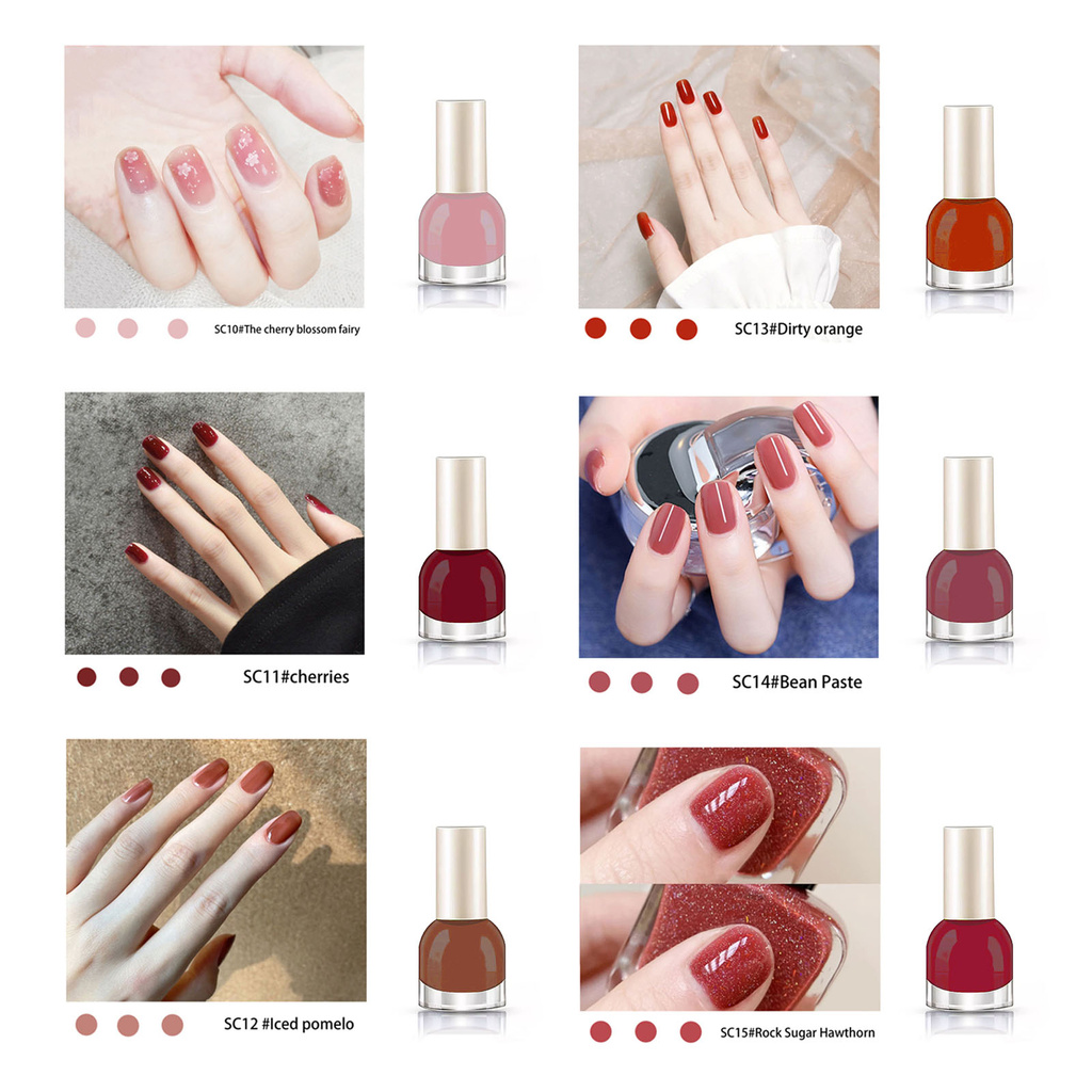 [Hàng mới về] Sơn Móng Tay Dạng Lột Nhanh Khô Lâu Trôi