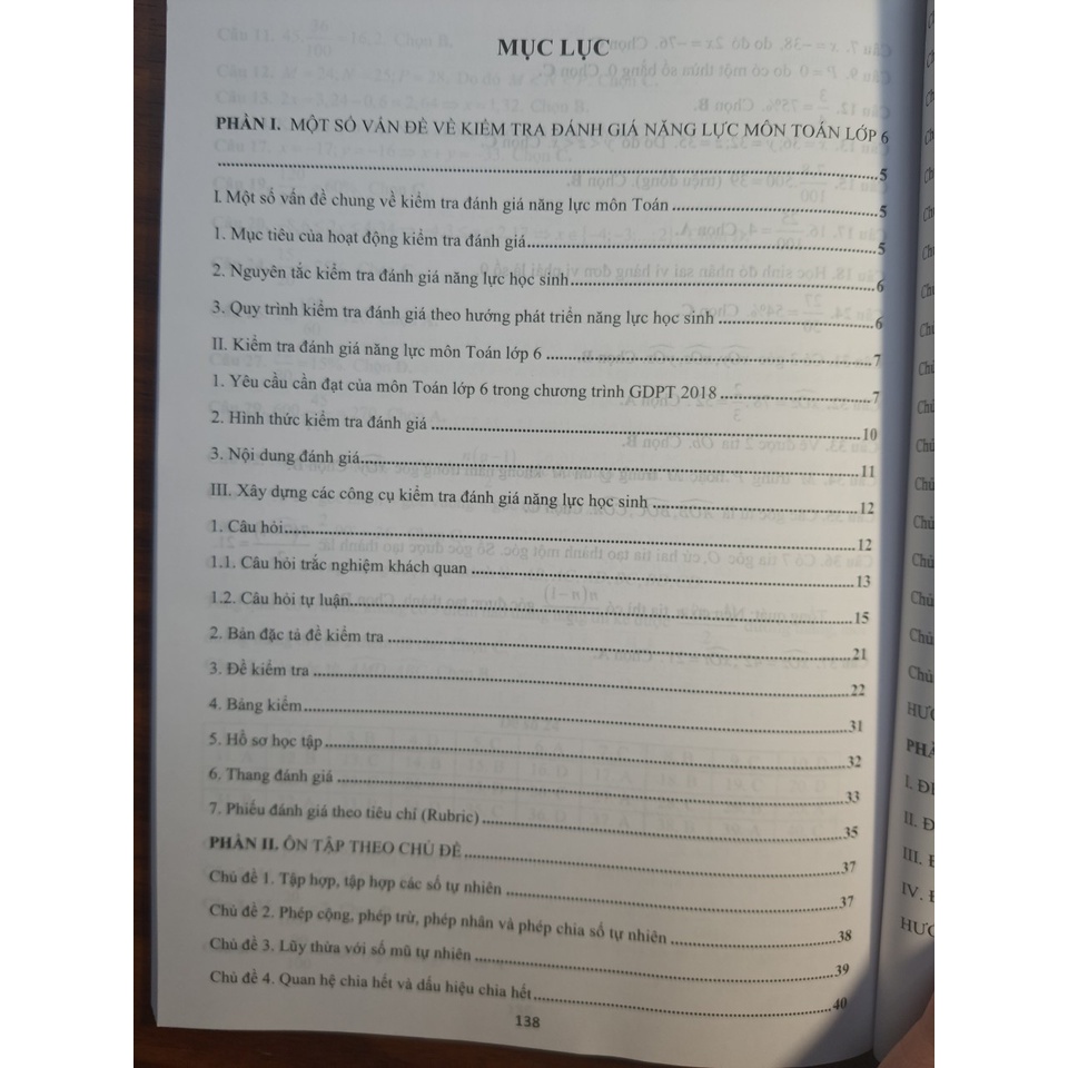 Sách - Ôn tập, kiểm tra đánh giá năng lực môn Toán lớp 6