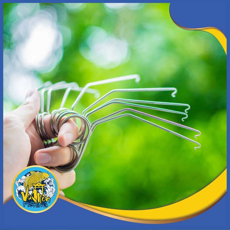 Gạt cá tay inox - Vũ Môn Fishing