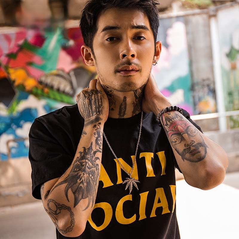 vòng cổ Kim Loại Mặt Hình Lá Phong Thời Trang Cho Nam