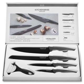 Bộ dao nhà bếp 5 món cookplus lock&lock ckk101s5blk