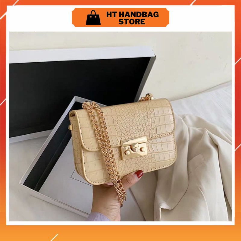 Túi đeo chéo nữ phong cách phương Tây mới mẫu đá cao cấp siêu đẹp