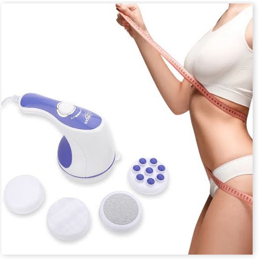 Máy Xoa Bóp Relax & Spin Tone ✔Free Ship✔ Tặng 5 đầu massage, giảm đau nhức, cải thiện vóc dáng hiệu