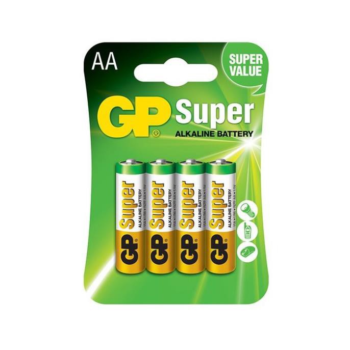 Vỉ 8 viên Pin Super Alkaline GP AA 1.5V GP15A-2U8
