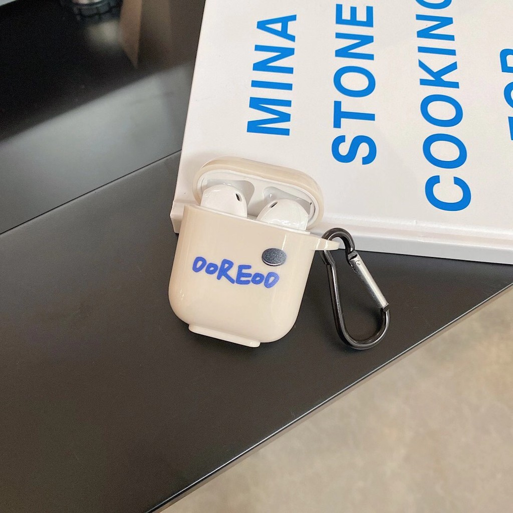 Vỏ Bảo Vệ Hộp Sạc Tai Nghe Airpods 1 / 2 / Pro Hình Bánh Quy Đơn Giản Sáng Tạo | BigBuy360 - bigbuy360.vn