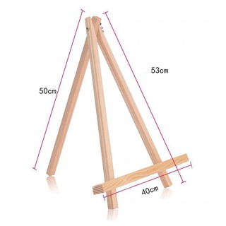 Giá vẽ tranh bằng gỗ mini để bàn chuyên dụng tô tranh tô màu theo số