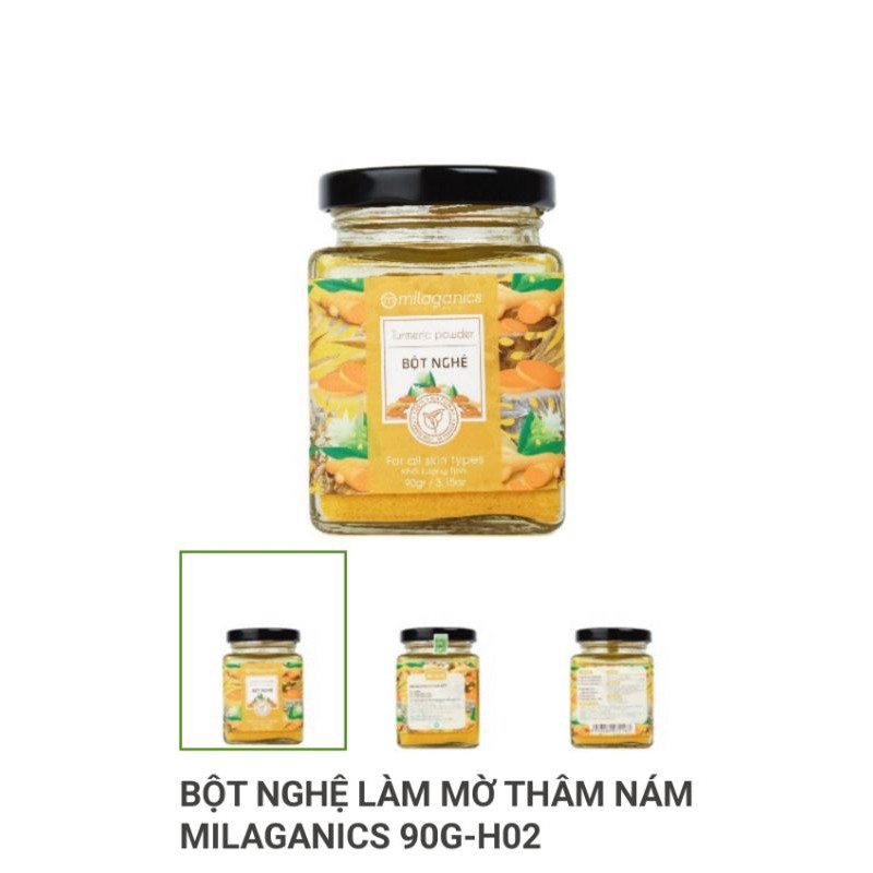 Bột nghệ giảm thâm.nám.90gr