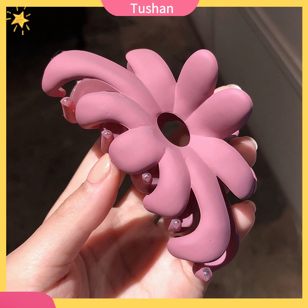 Kẹp tóc càng cua thiết kế hoa màu sắc kẹo ngọt thời trang dành cho nữ