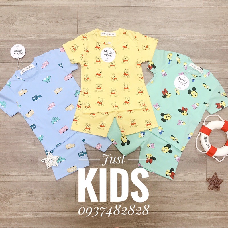 Bộ minky mom cho bé ❤️ freeship ❤️ bộ quần áo bé trai bé gái cotton - just kids