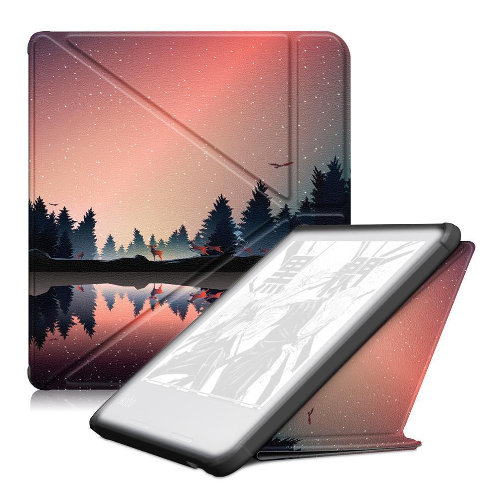 For Kobo Libra 2 E-book Leather Case KOBO Libra H2O Protective Transformers 2 Generation Case J5U2