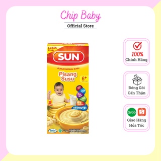 Bột ăn dặm sun indofood vị sữa chuối 120g