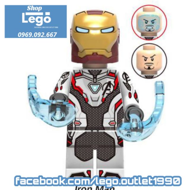 Xếp hình Siêu anh hùng Avengers: Endgame Black widow - Thor - Ant man - Nebula - Iron man Lego Minifigures Xinh X0251